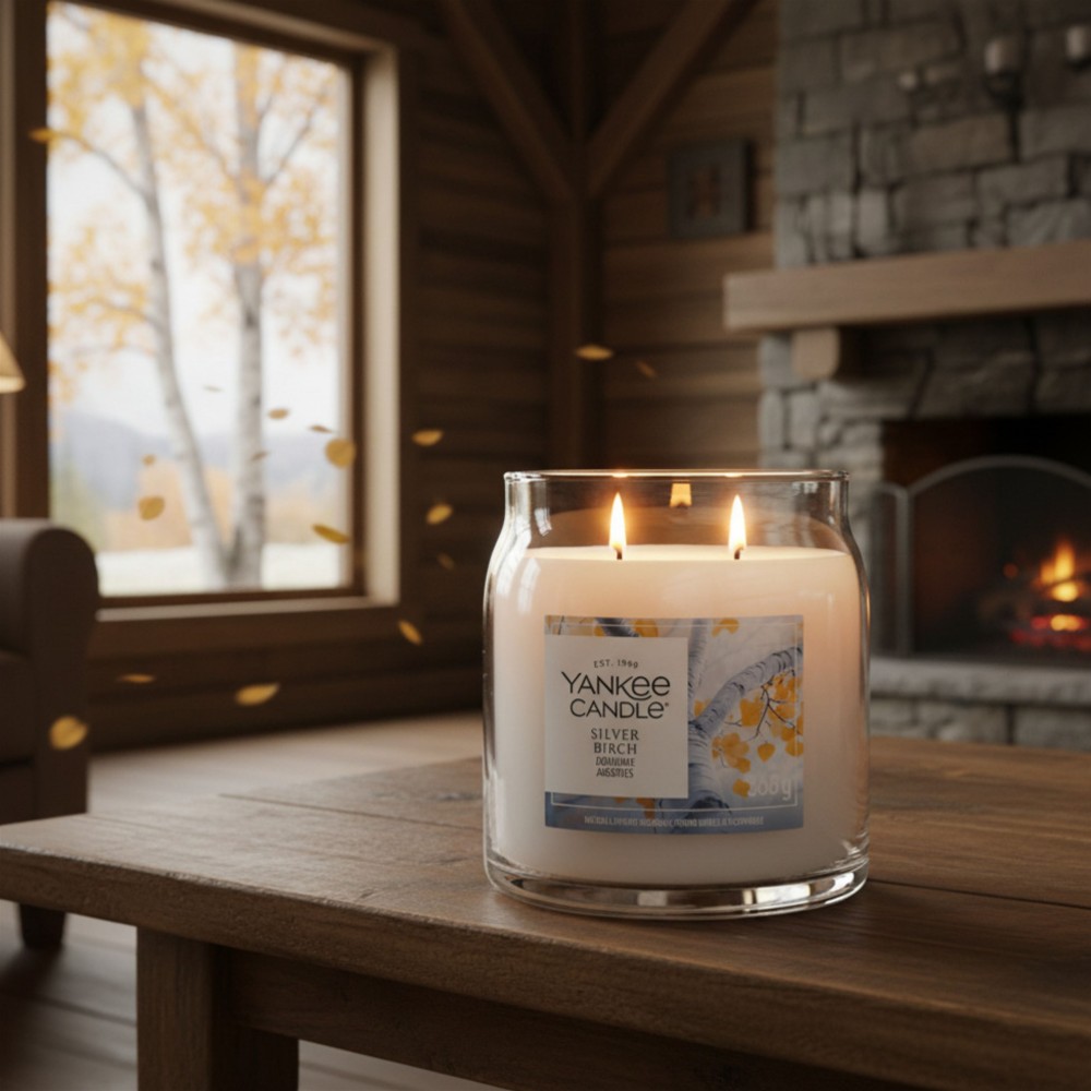Silver Birch - Signature Jar M von Yankee Candle