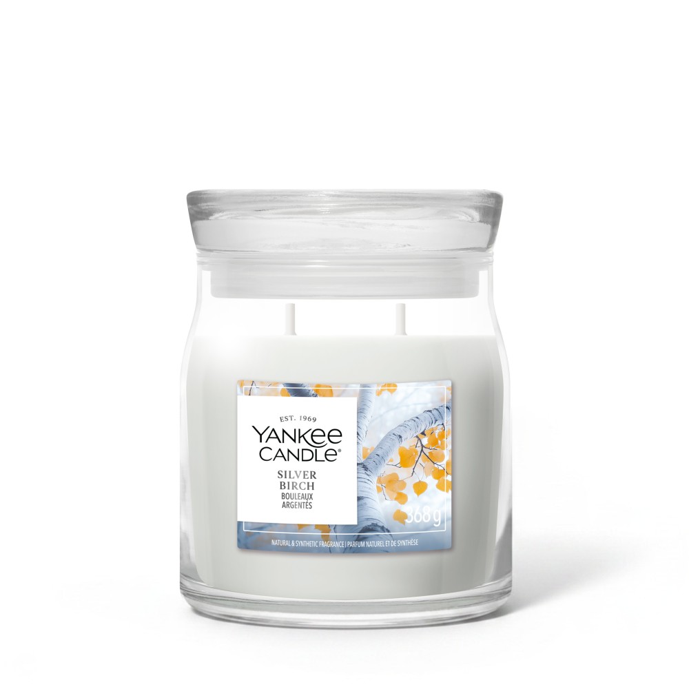 Silver Birch - Signature Jar M von Yankee Candle