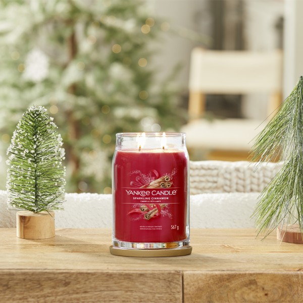 Sparkling Cinnamon - Signature  Jar L von Yankee Candle