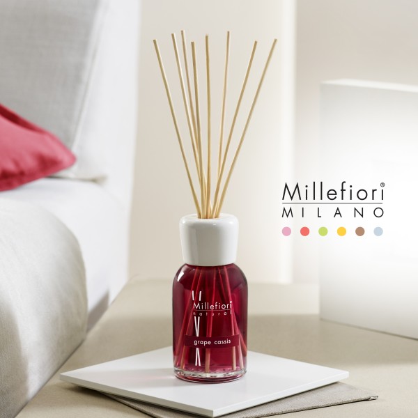 Natural - Grape Cassis - Stick Diffuser 100ml von Millefiori