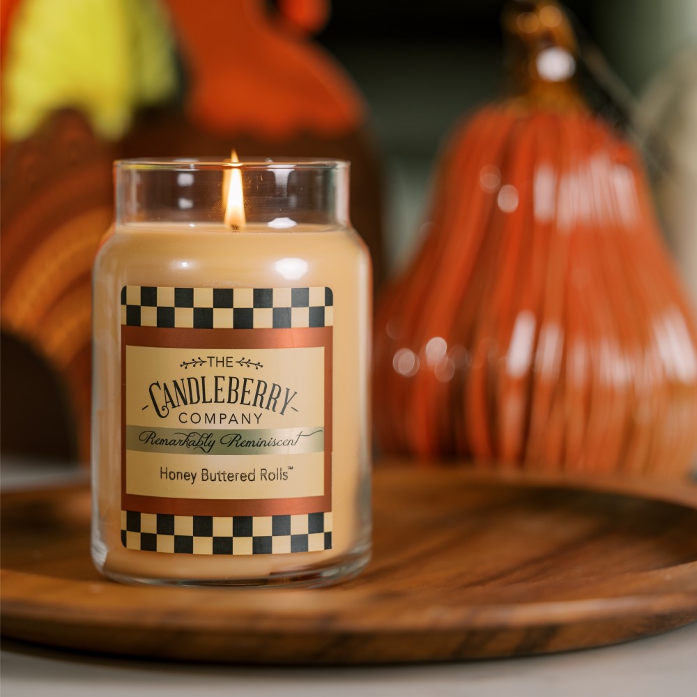 Honey Buttered Rolls - Grosses Glas 623g von Candleberry