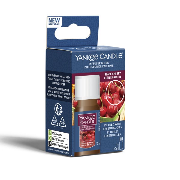 Ultraschall Diffuser Öl - Black Cherry von Yankee Candle