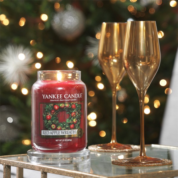 Red Apple Wreath - 104g von Yankee Candle