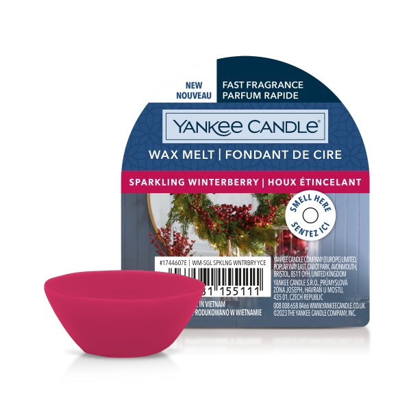 Wax Melts - Sparkling Winterberry - 3 Stück von Yankee Candle