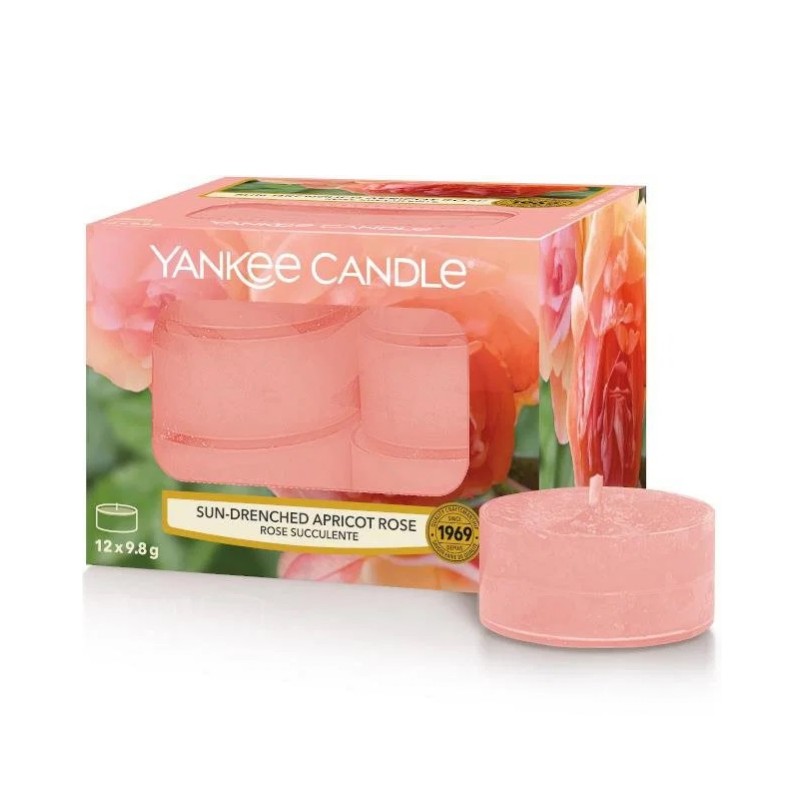 Sun Drenched Apricot Rose - Teelichter von Yankee Candle