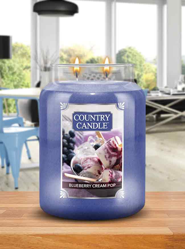 Blueberry Cream Pop - Jar L von Country Candle