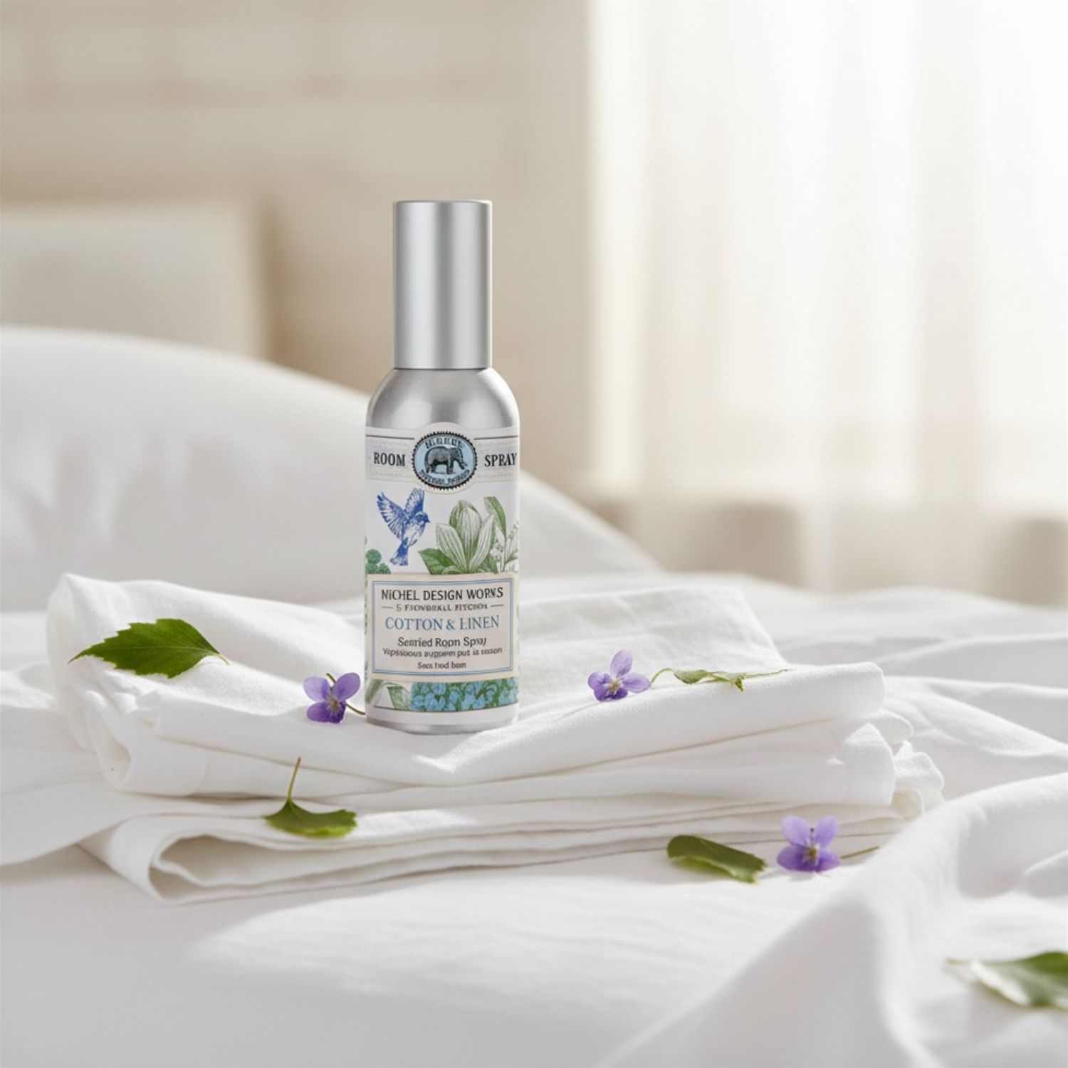 Raumspray - Cotton & Linen - 100ml von Michel Design Works