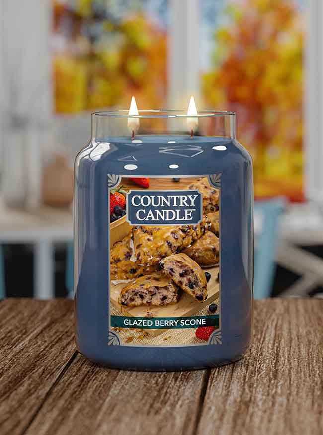 Glazed Berry Scones - Jar L von Country Candle