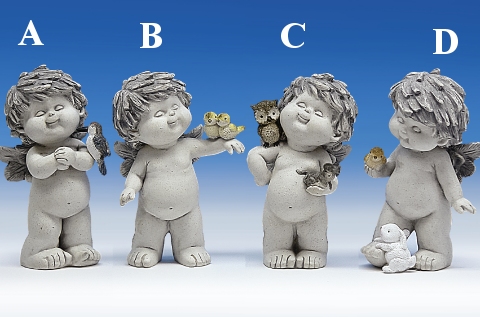 mit Waldtieren stony-grey H15cm von IGOR