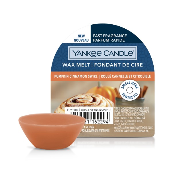 Wax Melts - Pumpkin Cinnamon Swirl - 3 Stück von Yankee Candle