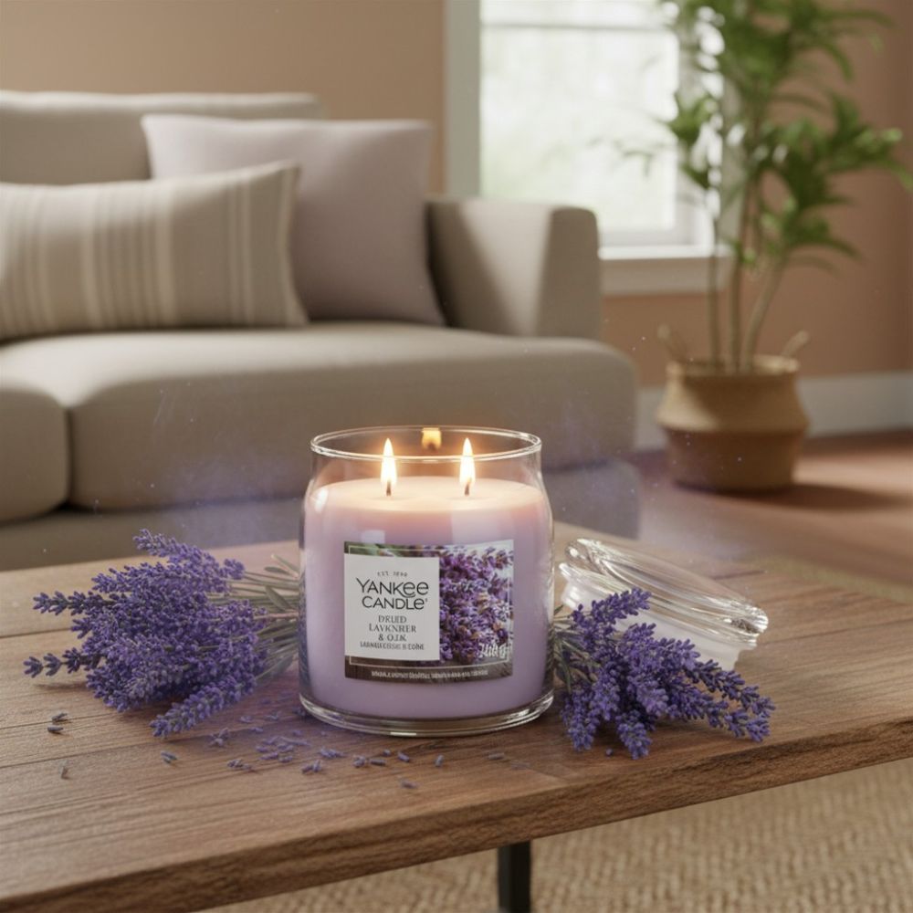 Dried Lavender & Oak - Signature Jar M von Yankee Candle