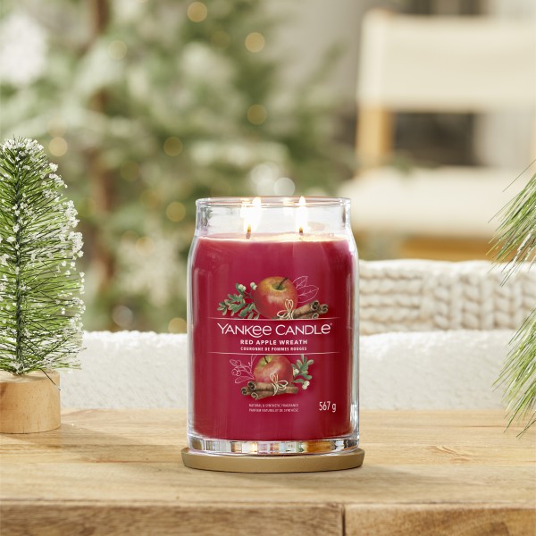 Red Apple Wreath - Signature  Jar L von Yankee Candle