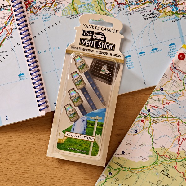 Car Vent Stick - Clean Cotton von Yankee Candle