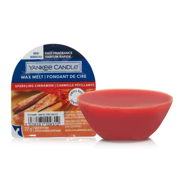 Wax Melts - Sparkling Cinnamon - 3 Stück von Yankee Candle