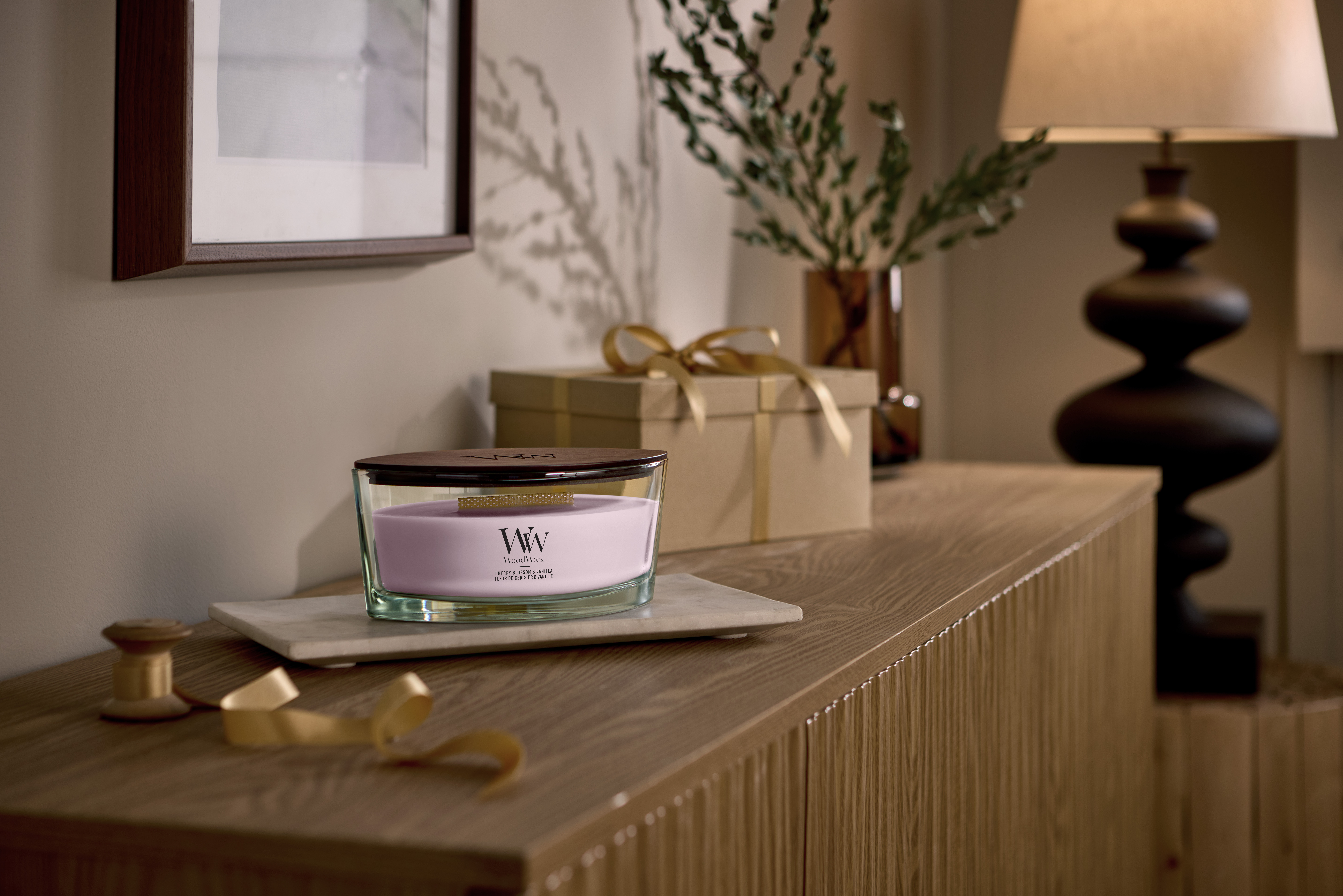 Cherry Blossom & Vanilla - Ellipse von Woodwick