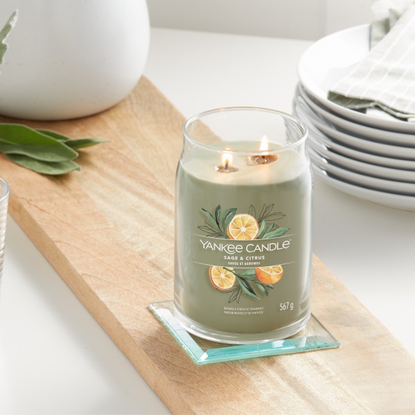 Sage & Citrus - Signature  Jar L von Yankee Candle
