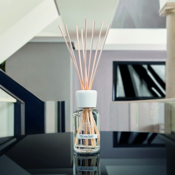 Natural - White Paper Flowers - Stick Diffuser 100ml von Millefiori