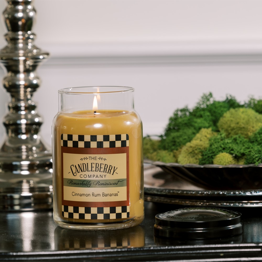 Cinnamon Rum Bananas - Grosses Glas 623g von Candleberry