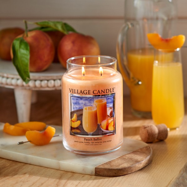 Peach Bellini - 454g von Village Candle