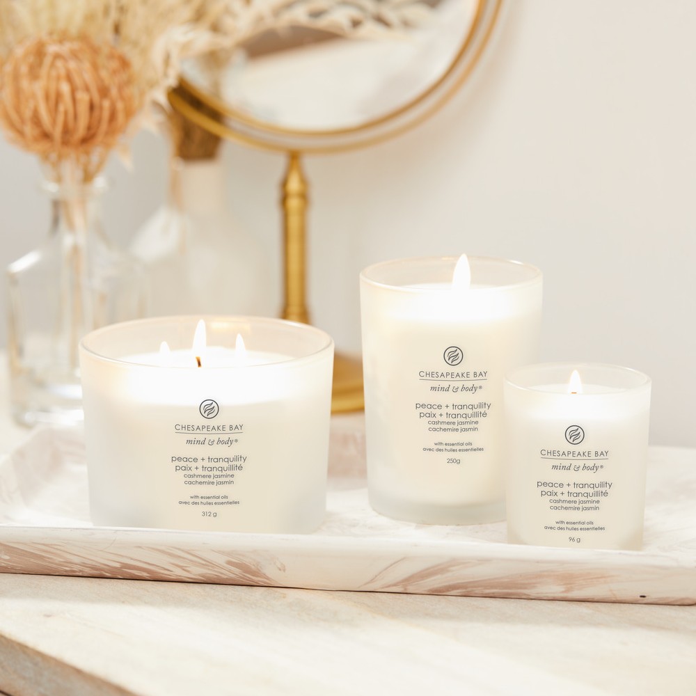 Peace & Tranquility (Cashmere Jasmine) - Tumbler 3-Docht von Chesapeake Bay