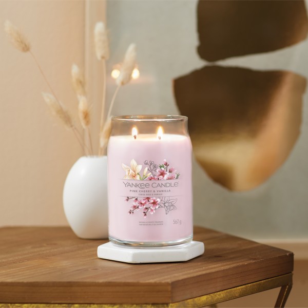 Pink Cherry & Vanilla - Signature  Jar L von Yankee Candle