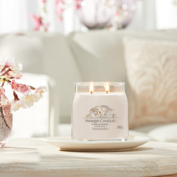 Warm Cashmere - Signature  Jar M von Yankee Candle