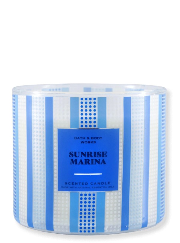 Kerze - Sunrise Marina - 3-Docht 411g von Bath and Body Works