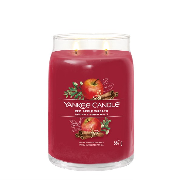 Red Apple Wreath - Signature  Jar L von Yankee Candle
