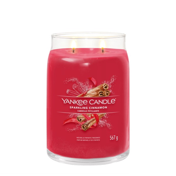 Sparkling Cinnamon - Signature  Jar L von Yankee Candle