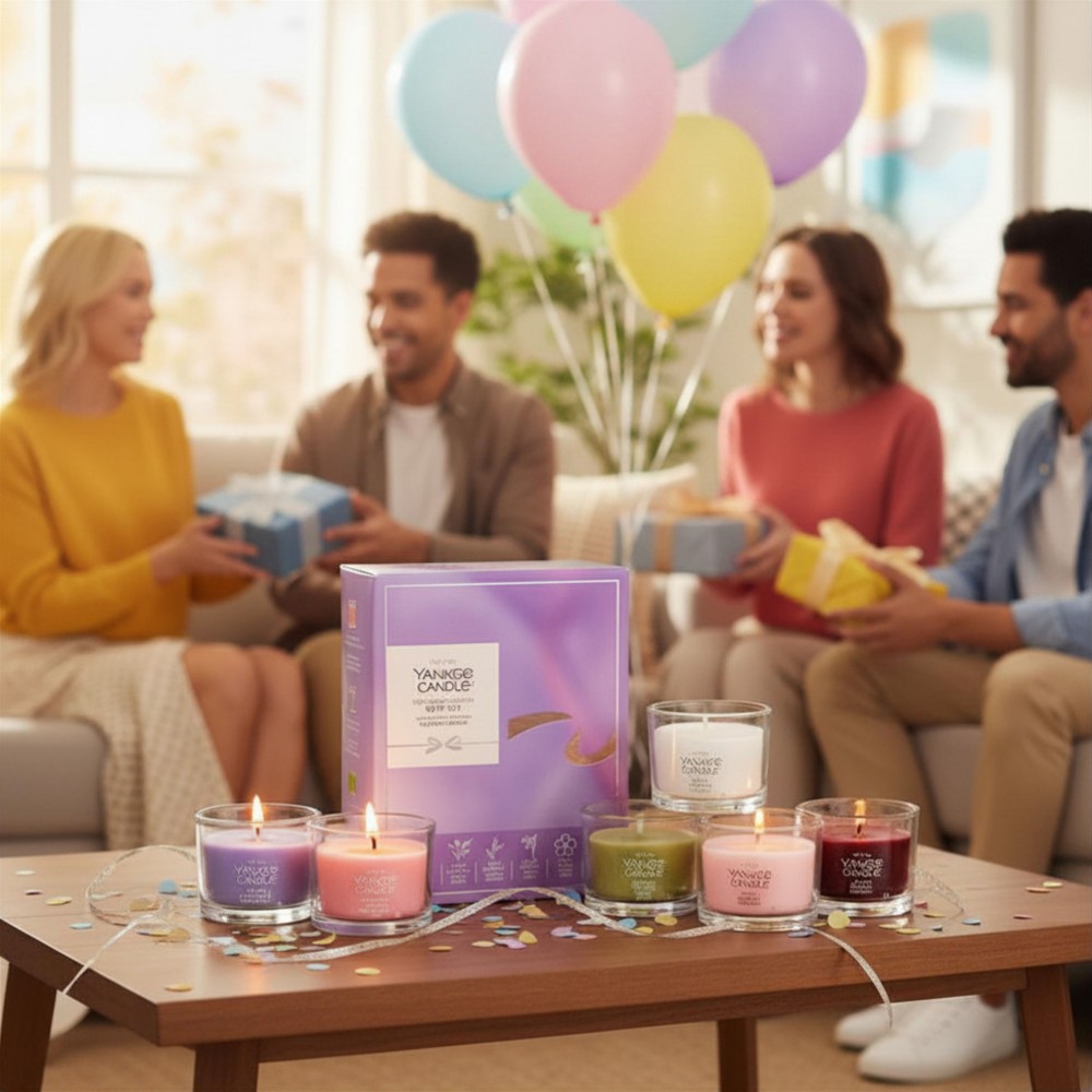 Geschenkset - 6 Mini-Kerzen von Yankee Candle