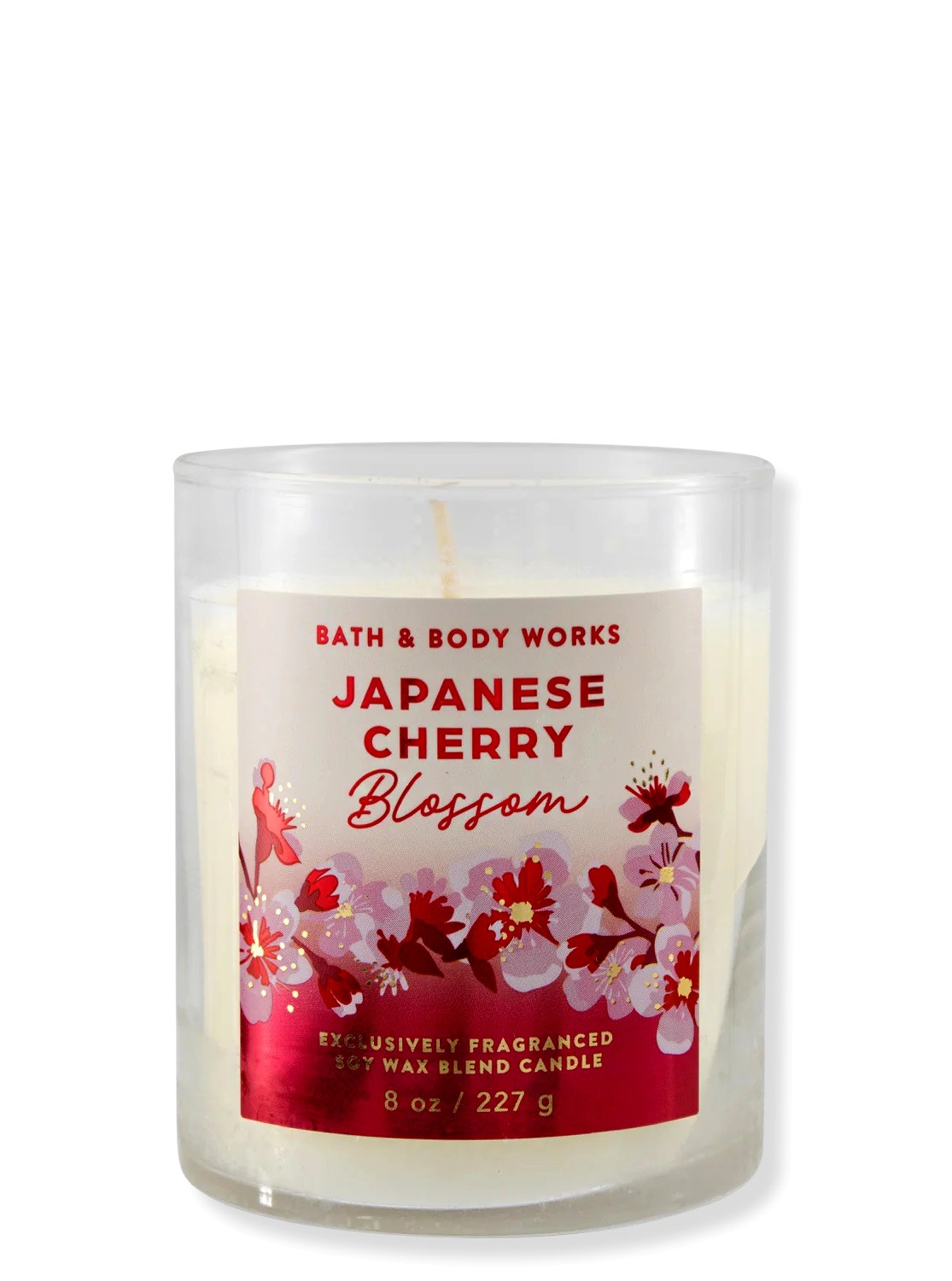 Kerze - Japanese Cherry Blossom - 1-Docht Signature 227g von Bath and Body Works