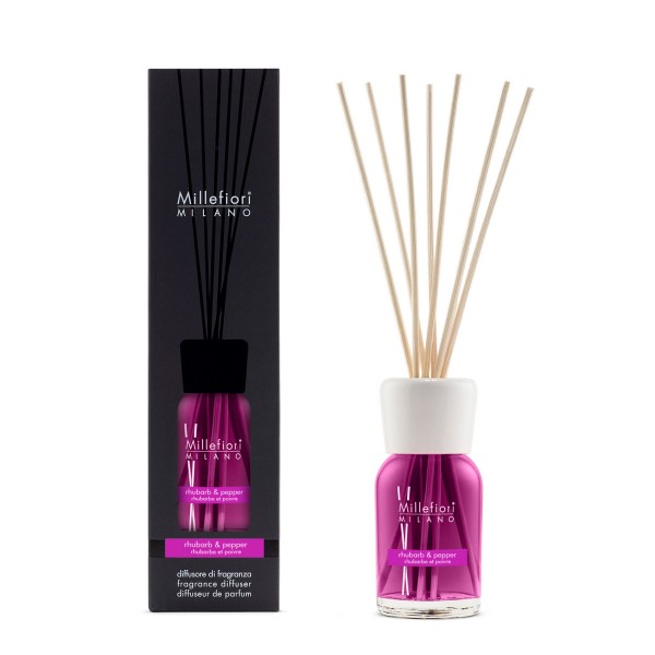 Natural - Rhubarb & Pepper - Stick Diffuser 100ml von Millefiori