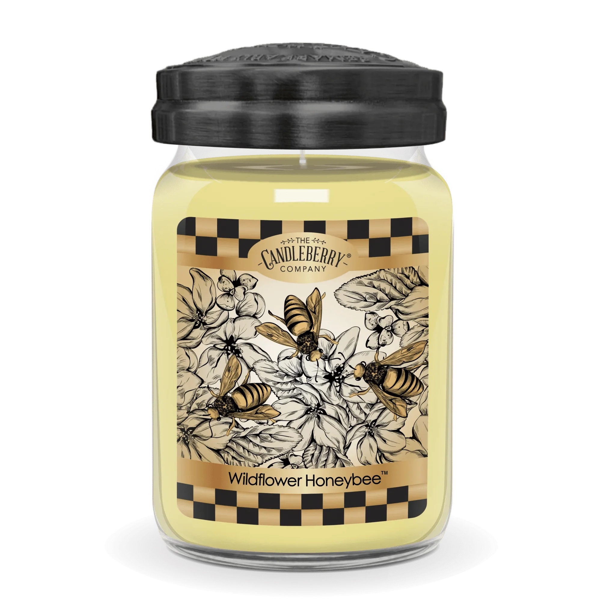 Wildflower Honeybee - Grosses Glas 623g von Candleberry