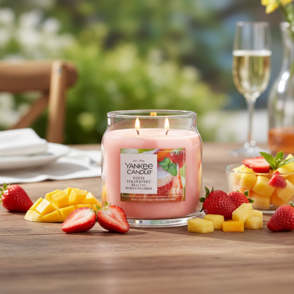 White Strawberry Bellini - Signature Jar M von Yankee Candle