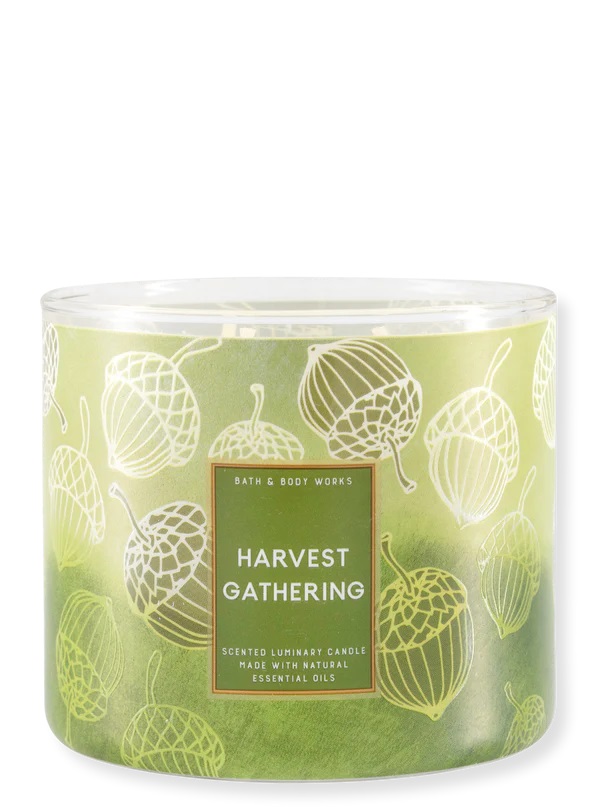 Kerze - Harvest Gathering - 3-Docht 411g von Bath and Body Works