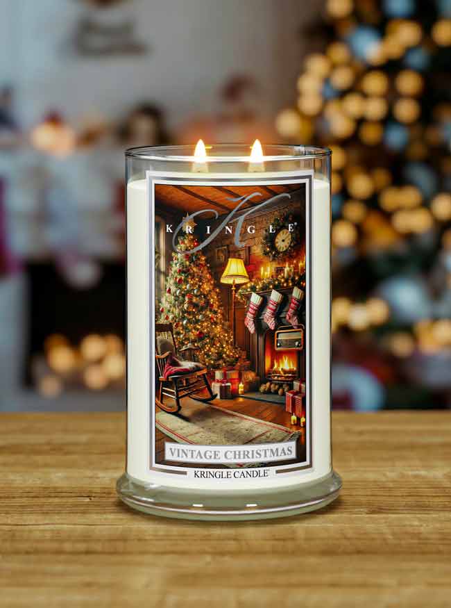 Vintage Christmas - Jar L von Kringle Candle