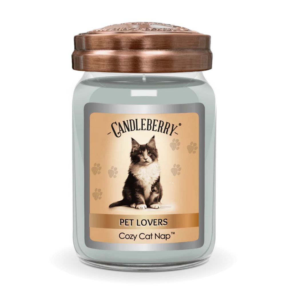 Cozy Cat Nap - Grosses Glas 623g von Candleberry