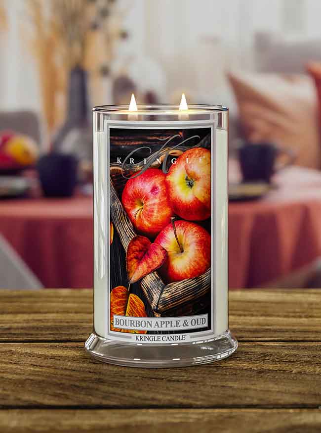 Bourbon Apple & Oud - Jar L von Kringle Candle