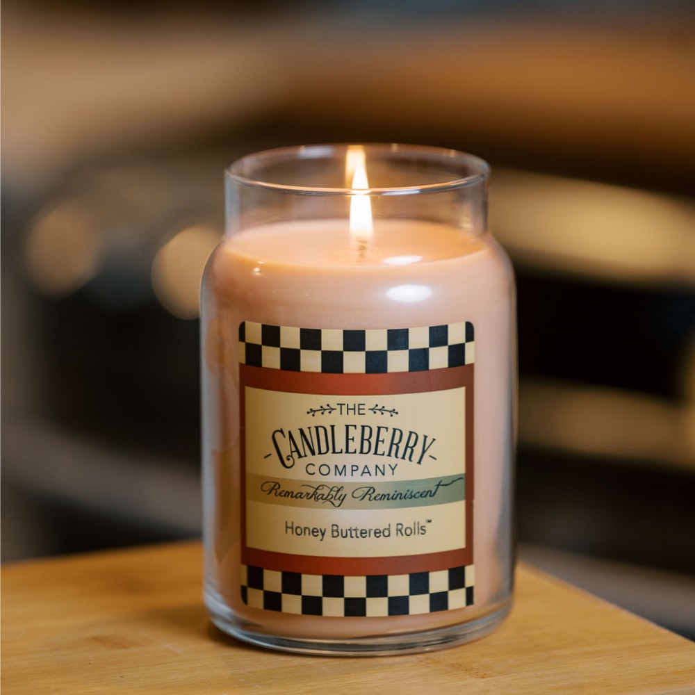 Honey Buttered Rolls - Grosses Glas 623g von Candleberry