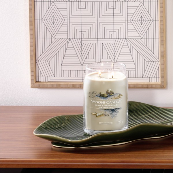 Amber & Sandalwood - Signature  Jar L von Yankee Candle