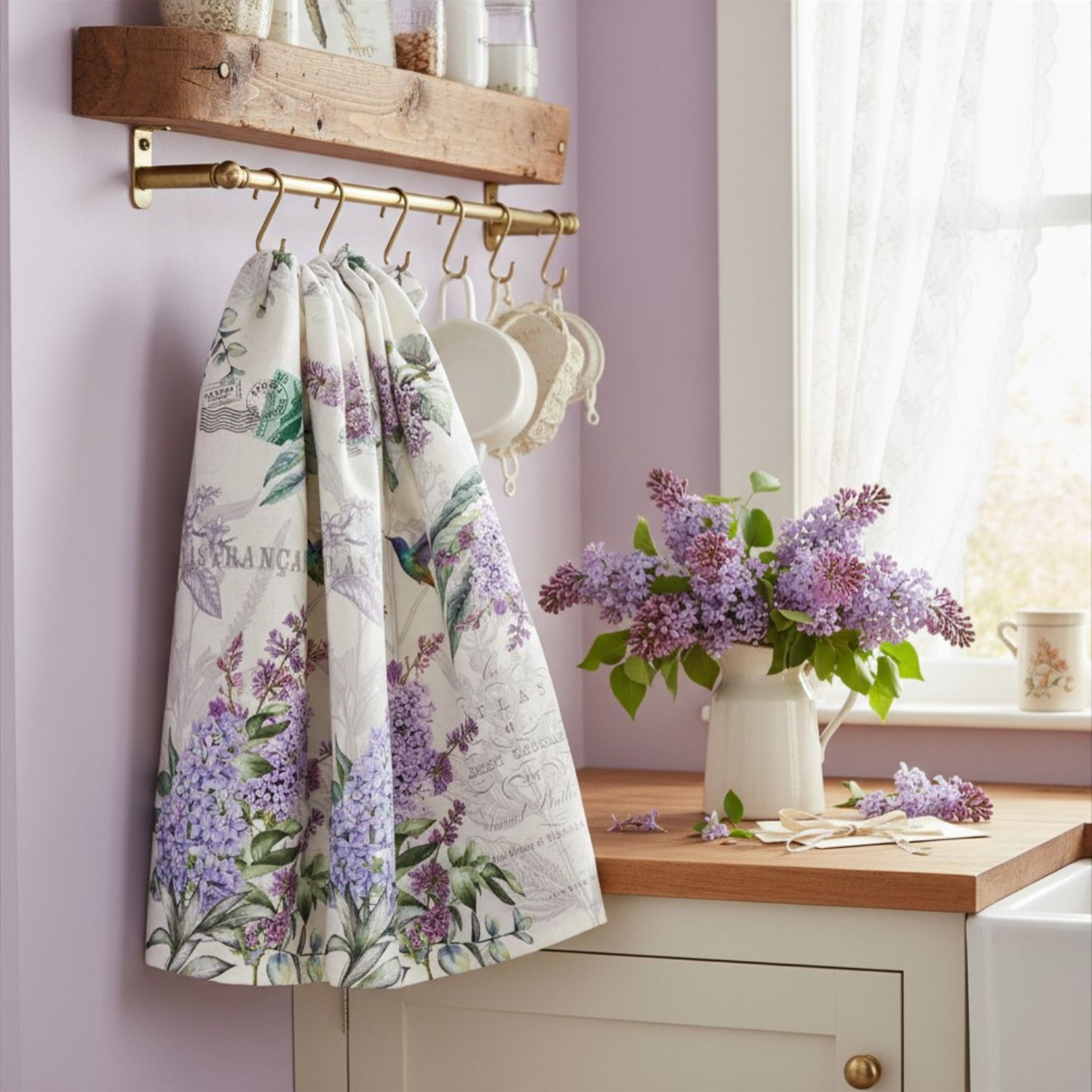 Küchentuch - French Lilacs von Michel Design Works