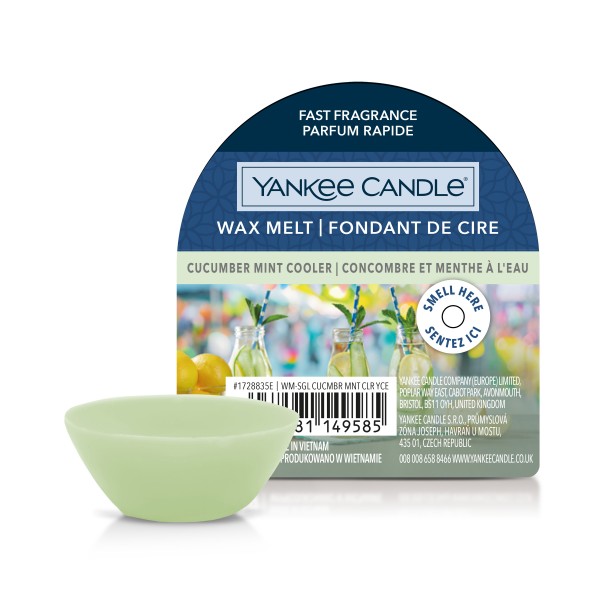 Wax Melts - Cucumber Mint Cooler - 3 Stück von Yankee Candle