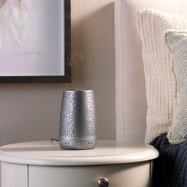 Sleep Diffuser Starter Kit Silver - Peaceful Dreams von Yankee Candle