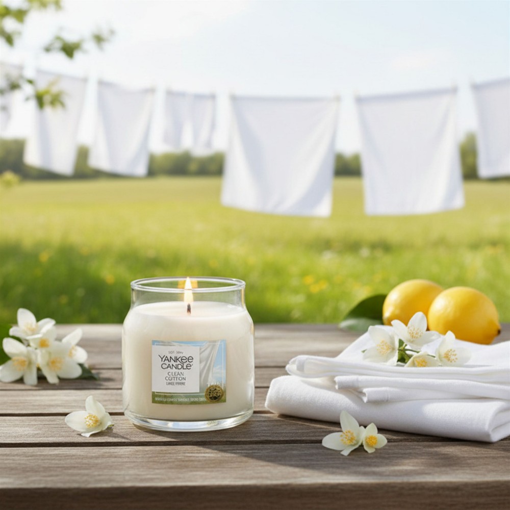 Clean Cotton - Signature Jar S von Yankee Candle