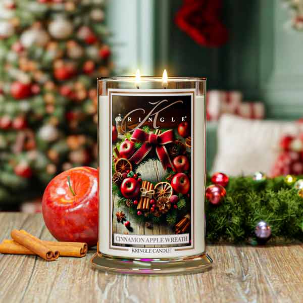 Cinnamon Apple Wreath - Jar L von Kringle Candle