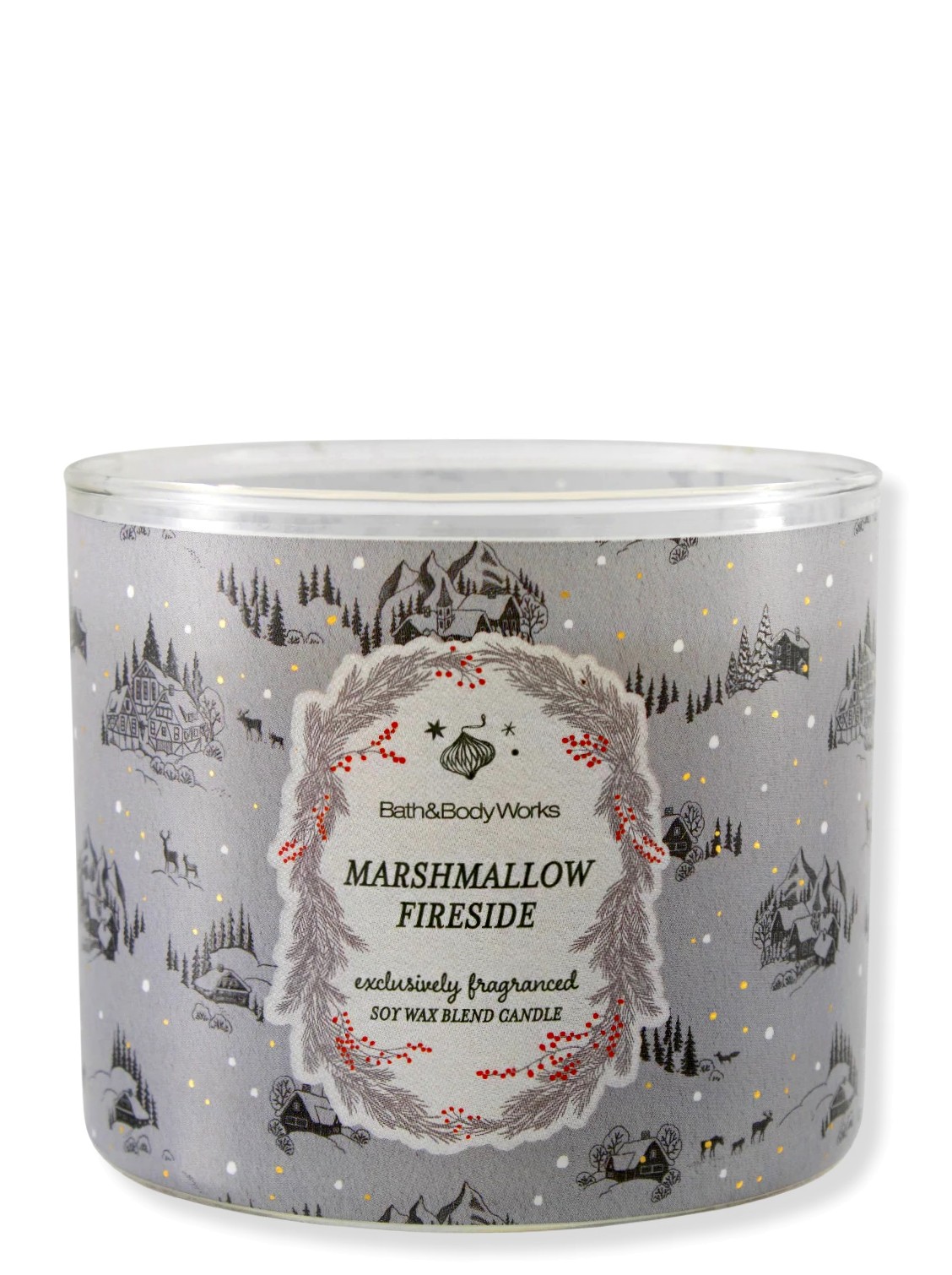 Kerze - Marshmallow Fireside - 3-Docht 411g von Bath and Body Works