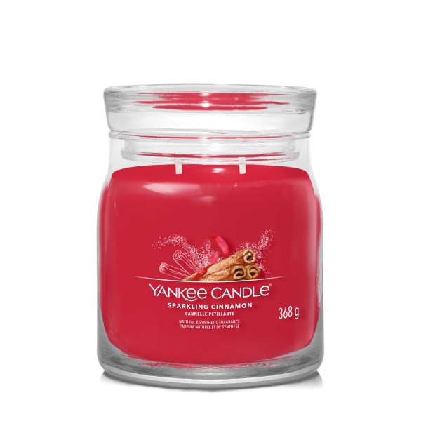 Sparkling Cinnamon - Signature  Jar M von Yankee Candle