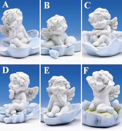 auf Blüte weiss-blau ø5 H4-5cm von IGOR