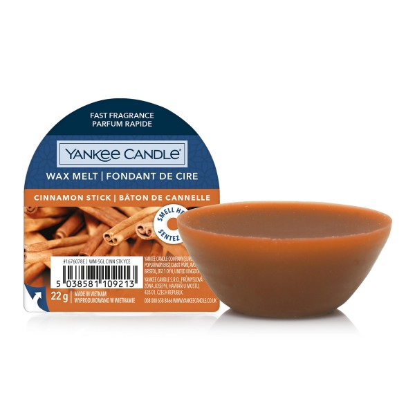 Wax Melts - Cinnamon Stick - 3 Stück von Yankee Candle