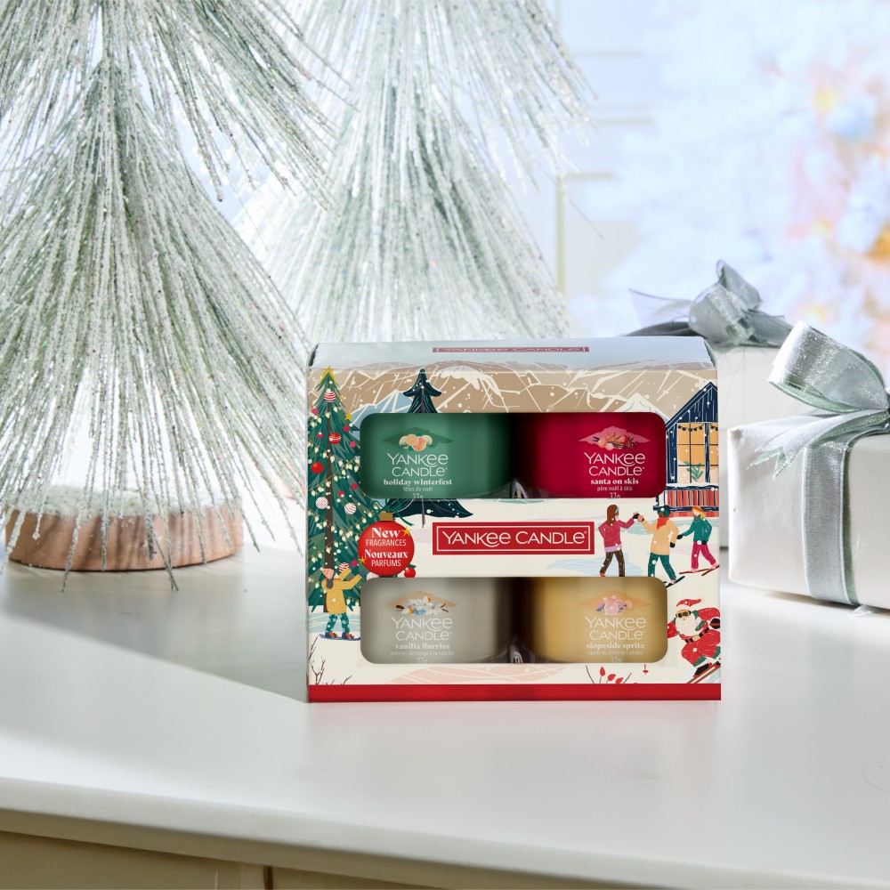 Geschenkset Après Ski - 4 kleine Votivkerzen von Yankee Candle